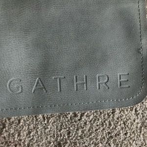 Gathre Leather Mat - 39” x 39.5” Pewter